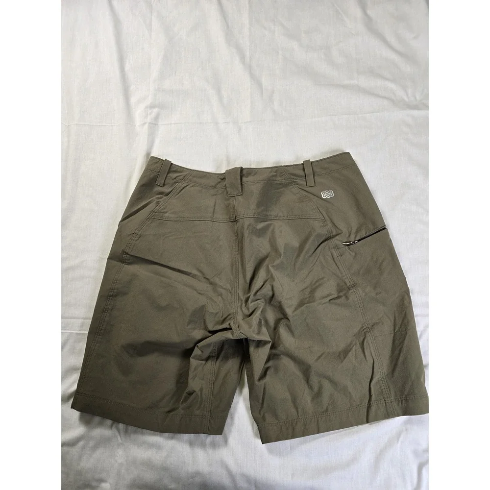 Sherpa Adventure Gear Shorts Womens 10 Green Hiking Utility‎ Quick Dry Stretch